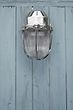 Soho Lighting Hopkin IP65 Outdoor & Bathroom Prismatic Glass Nickel Wall Light