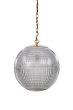 Soho Lighting Hollen Globe Brass Glass Large Pendant Light