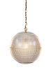 Soho Lighting Hollen Globe Brass Glass Large Pendant Light