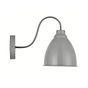 Satin French Grey Vintage Wall Light - Oxford