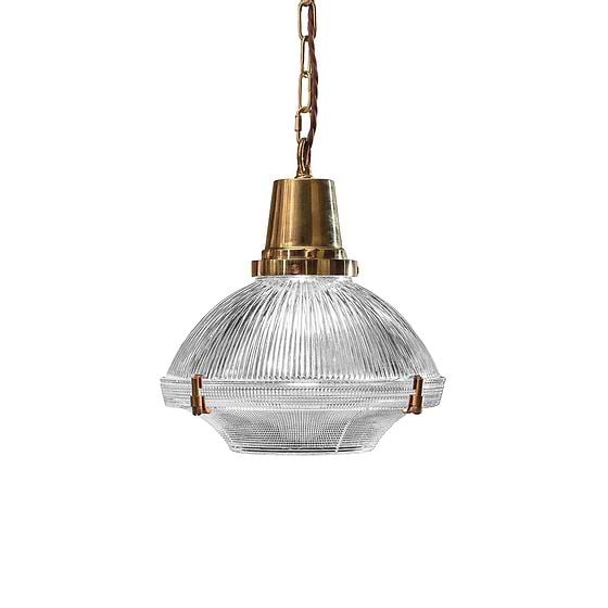 Brass Dome Pendant Light
