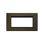 Soho Lighting Bronze 4 x25mm EM-Euro Module Faceplate