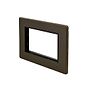 Soho Lighting Bronze 4 x25mm EM-Euro Module Faceplate