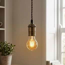 Antique Brass Bulb Holder