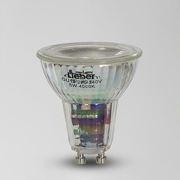 4000K 5W Clear Dimmable GU10 Bulb
