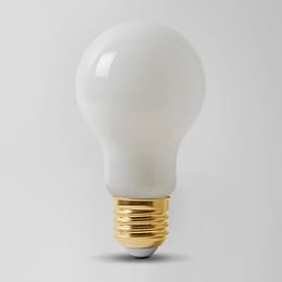 3000K E27 8W Opal Dimmable GLS Bulb