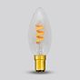 Dim to Warm B15 3W Clear Candle Dim To Warm LED Bulb
