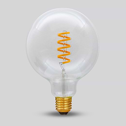 Dim to Warm E27 7W Clear G125 Dim To Warm LED Bulb
