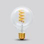 Soho Lighting 7W Globe G125 Dim to warm  E27 Clear LED Bulb