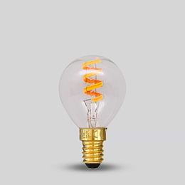 Dim to Warm E14 3W Clear Golf Ball Dim To Warm LED Bulb
