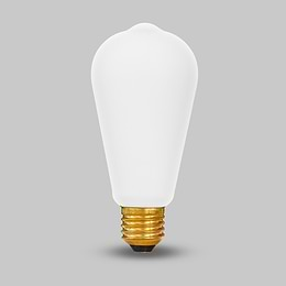 2800K E27 4W White ST64 Dimmable LED Bulb
