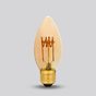 Soho Lighting E27 Vintage Sunset Candle Dimmable LED Bulb C35, 3W, 1800K, High CRI