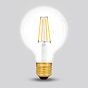 Soho Lighting E27 Classic Clear Globe Dimmable LED Bulb G125, 7W, 2700K, High CRI