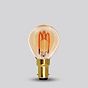 Soho Lighting B15 Vintage Sunset Golfball Dimmable LED Bulb P45, 3W, 1800K, High CRI