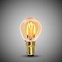 Soho Lighting B15 Vintage Sunset Golfball Dimmable LED Bulb P45, 3W, 1800K, High CRI
