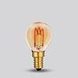 Soho Lighting E14 Vintage Sunset Golfball Dimmable LED Bulb P45, 3W, 1800K, High CRI