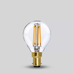 Soho Lighting B15 Classic Clear Golfball Dimmable LED Bulb P45, 4W, 2700K, High CRI