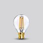 Soho Lighting B22 Classic Clear Golfball Dimmable LED Bulb G45, 4W, 2700K, High CRI