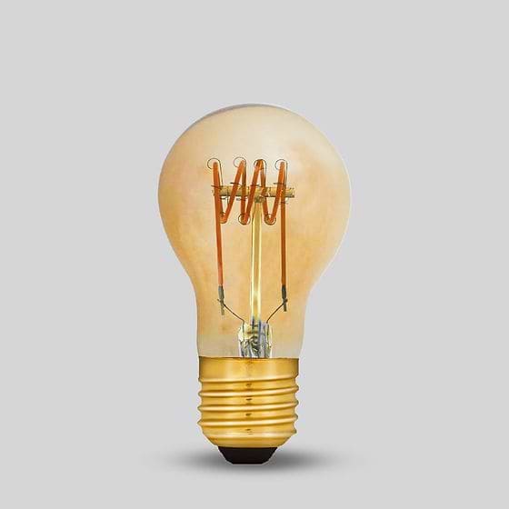 Soho Lighting E27 Vintage Sunset GLS Dimmable LED Bulb A60, 4W, 1800K, High CRI