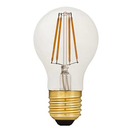 Soho Lighting E27 Clear GLS A60 LED Light Bulb 7.3W 2700K CRI>93 Straight Filament Dimmable