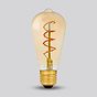 Soho Lighting E27 Vintage Sunset Teardrop Dimmable LED Bulb ST64, 4W, 1800K, High CRI