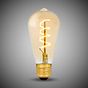 Soho Lighting E27 Vintage Sunset Teardrop Dimmable LED Bulb ST64, 4W, 1800K, High CRI