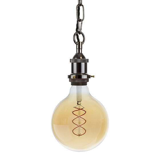 Black Nickel Exposed Bulb Pendant Bulb Holder