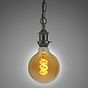 Soho Lighting Black Nickel Decorative Bulb Holder with Chain