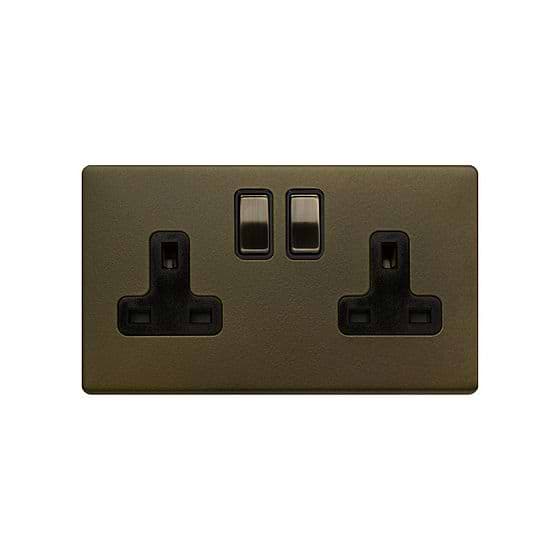 bronze double socket