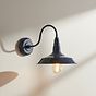 Leaden Grey Slate Industrial Wall Light - Argyll