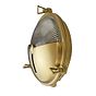 Soho Lighting Carlisle Half Cover Lacquered Antique Brass IP65 Wall Light - The Outdoor & Bathroom Collection