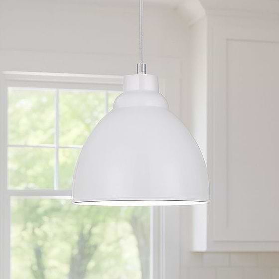 Oxford Vintage Pendant Light Grey Haze - No Chain - Soho Lighting