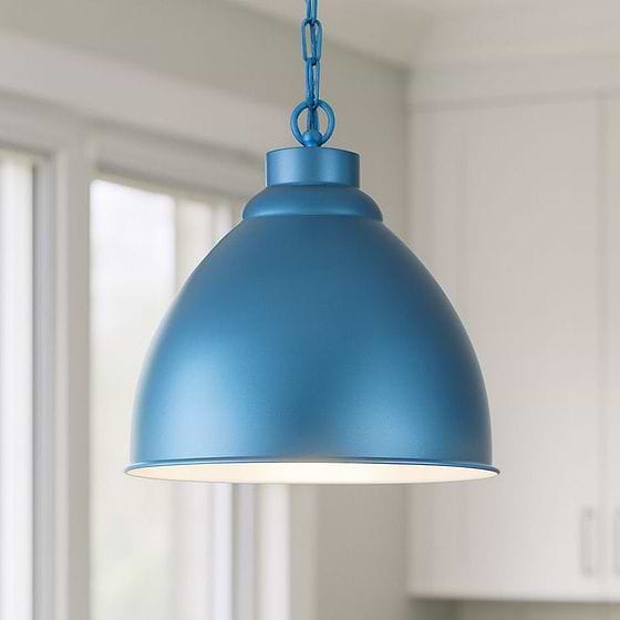 Oxford Vintage Pendant Light Aston Blue
