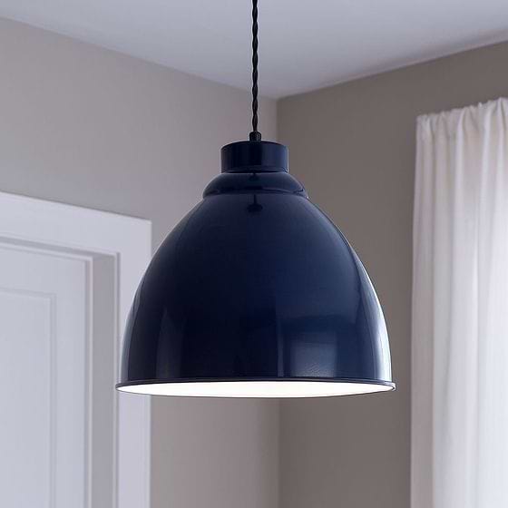 Oxford Vintage Pendant Squid Ink Blue - No Chain