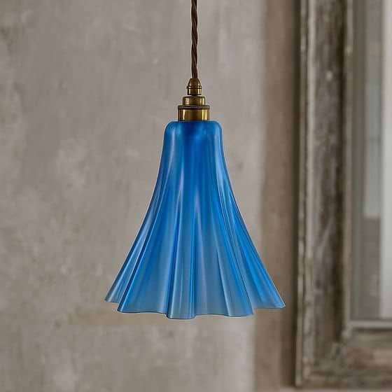 Bluebell Pendant Light in Nautical Blue