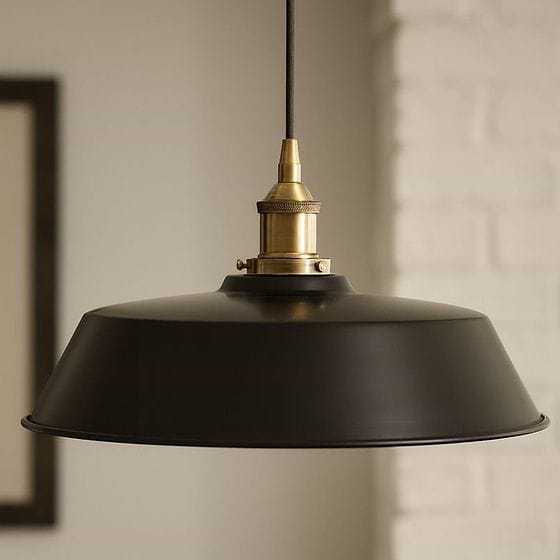 Matt Black Chancery Painted Pendant Light