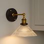 Romilly Etched Glass Funnel French Style Wall Light - Soho Lighting