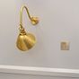 Soho Lighting Claridge Lacquered Antique Solid Brass Adjustable Reading & Picture Wall Light