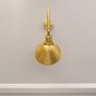 Soho Lighting Claridge Lacquered Aged Brass Adjustable Reading Wall Light