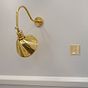 Soho Lighting Claridge Polished Brass Adjustable Reading Wall Light