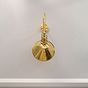 Soho Lighting Claridge Polished Brass Adjustable Reading Wall Light