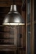 Compton Black Coffee Caged Bell Hallway Pendant Light