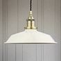 Clay White Small Trinity Metal Painted Pendant Light