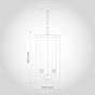 Tisbury Cylinder Mesh Lantern Style Industrial Gothic Pendant Light - Soho Lighting