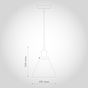 Romilly Tapered Clear Glass Pendant Light