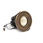 Soho Lighting Aged Brass LED Downlights, Fire Rated, Fixed, IP65, CCT Switch, High CRI, Dimmable