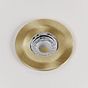 Soho Lighting Brushed Brass LED Downlights, Fire Rated, Fixed, IP65, CCT Switch, High CRI, Dimmable