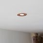 10 Pack - Soho Lighting Polished Copper LED Downlights, Fire Rated, Fixed, IP65, CCT Switch, High CRI, Dimmable