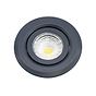 Soho Lighting Anthracite 3K Warm White Tiltable LED Downlights, Fire Rated, IP44, High CRI, Dimmable
