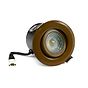Soho Lighting Brown 3K Warm White Tiltable LED Downlights, Fire Rated, IP44, High CRI, Dimmable